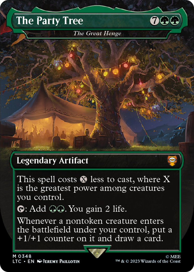 Image of The Party Tree - The Great Henge (LTC-348) - Tales of Middle-earth Commander / The Party Tree (Borderless)