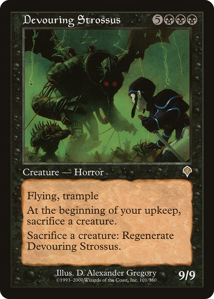Image of Devouring Strossus (INV-101) - Invasion Foil