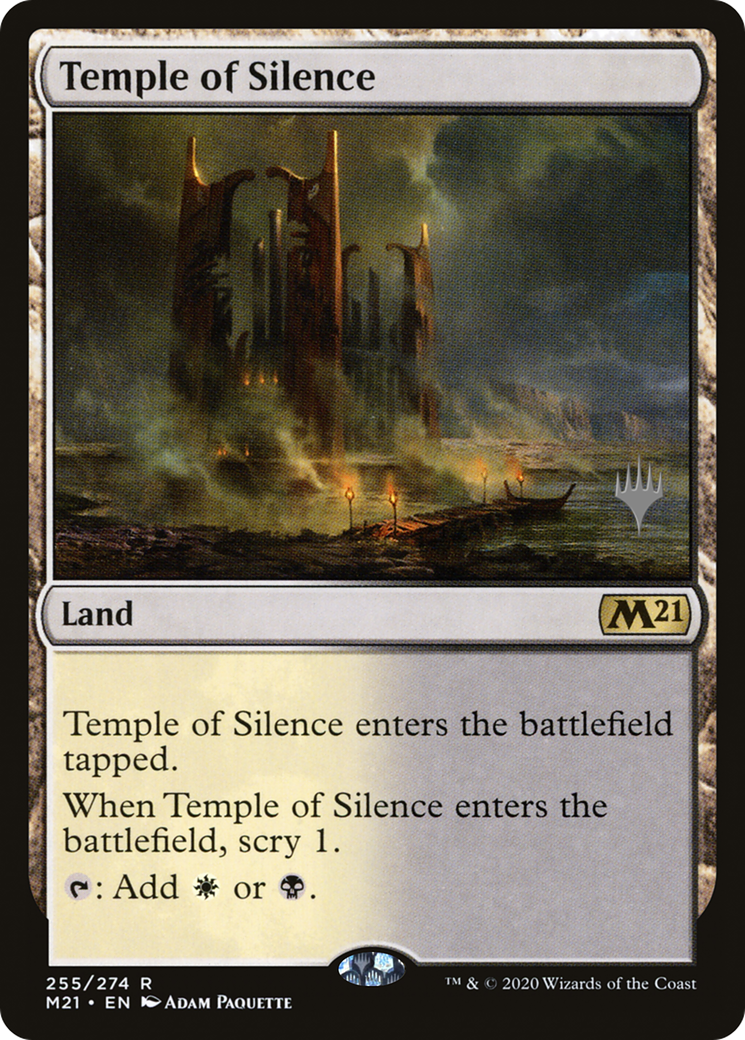 Image of Temple of Silence (PPM21-255P) - Core Set 2021 Promos Foil