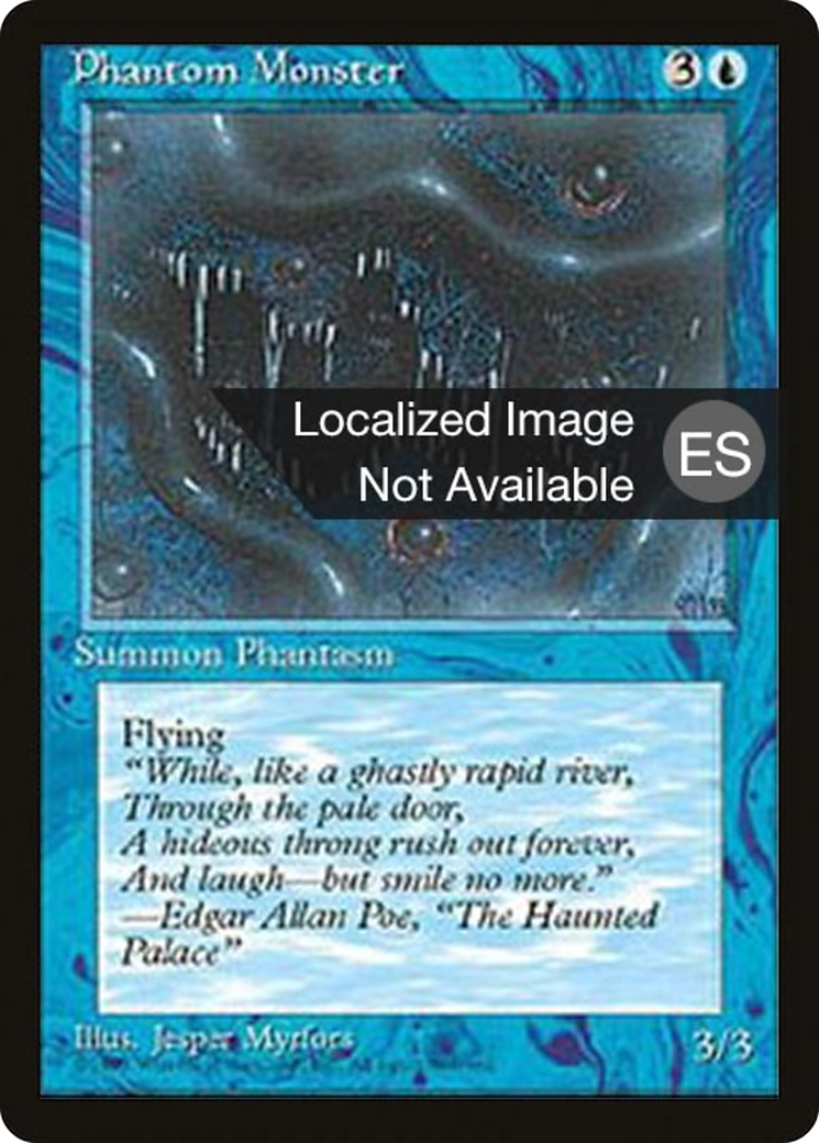 Image of Phantom Monster (4BB-) - Fourth Edition Foreign Black Border