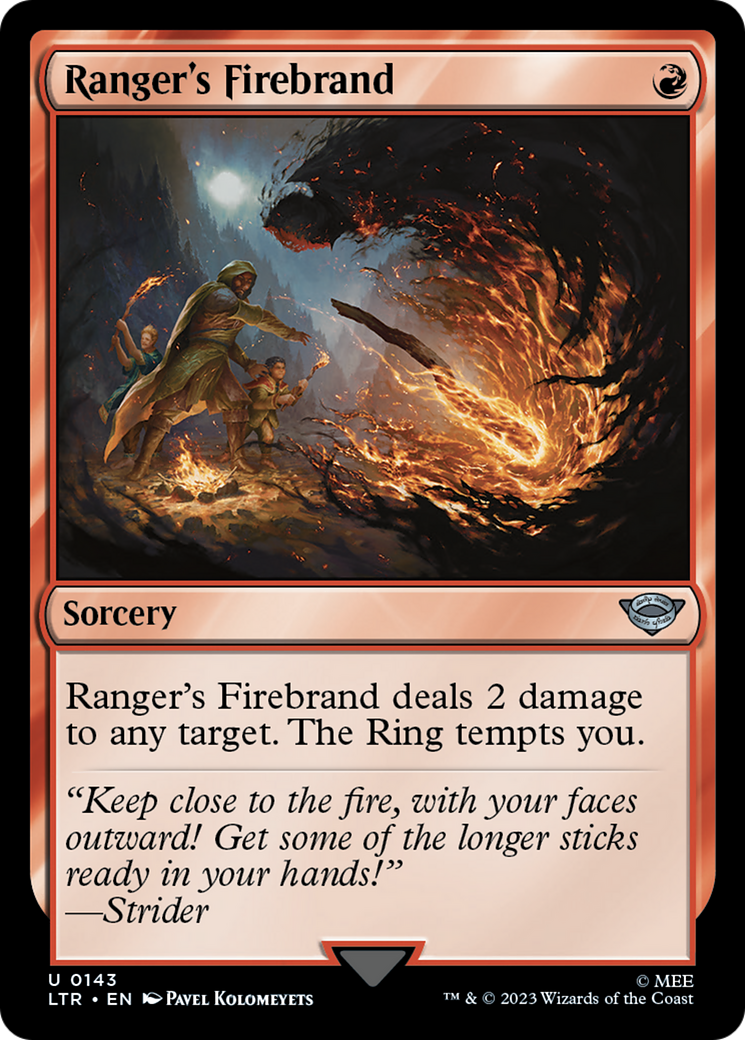 Image of Ranger's Firebrand (LTR-143) - The Lord of the Rings: Tales of Middle-earth