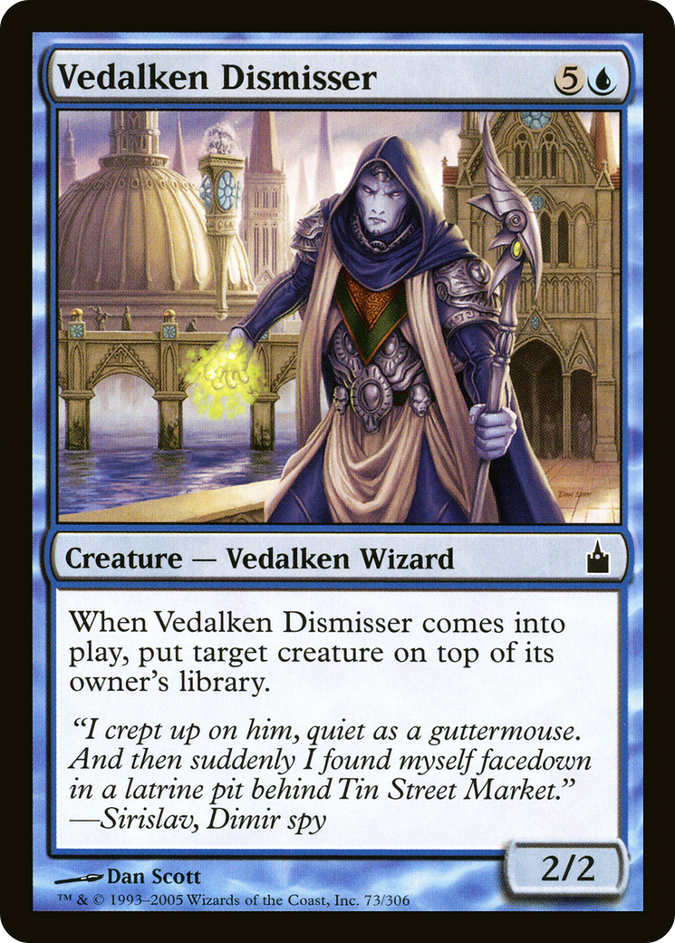 Image of Vedalken Dismisser (RAV-073) - Ravnica: City of Guilds Foil