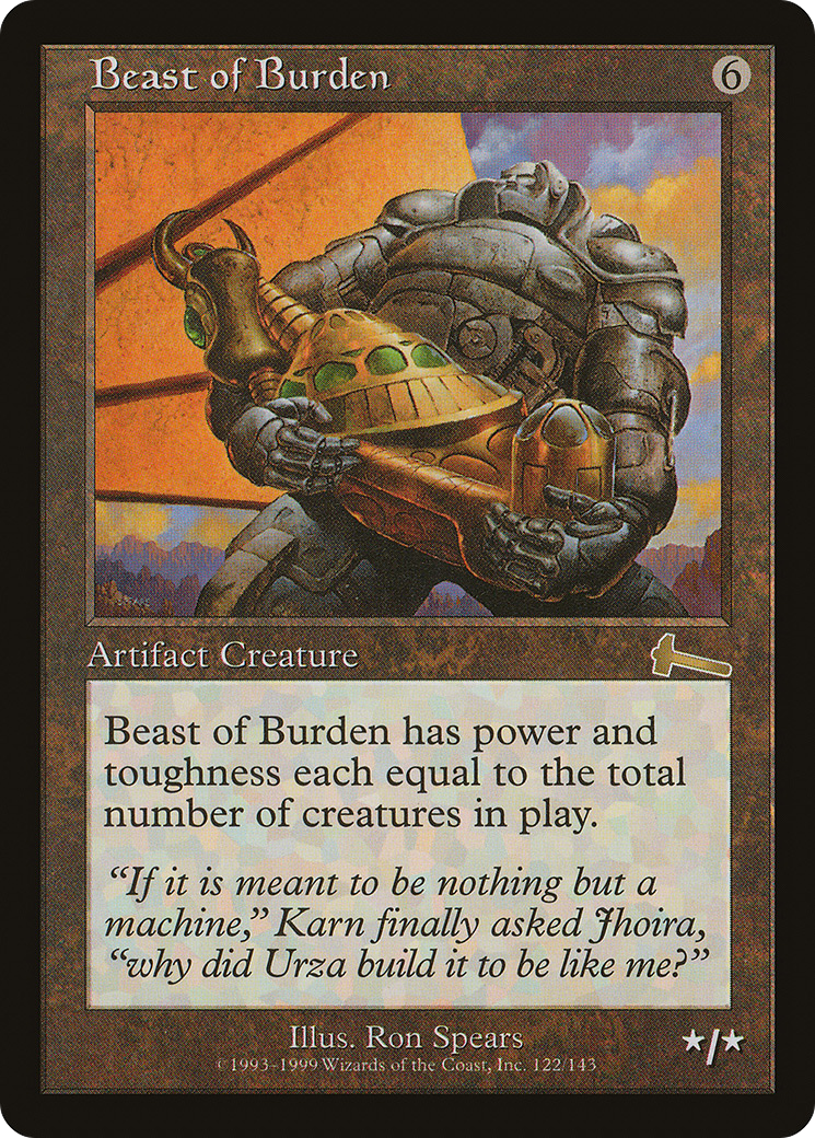 Image of Beast of Burden (ULG-122) - Urza's Legacy Foil
