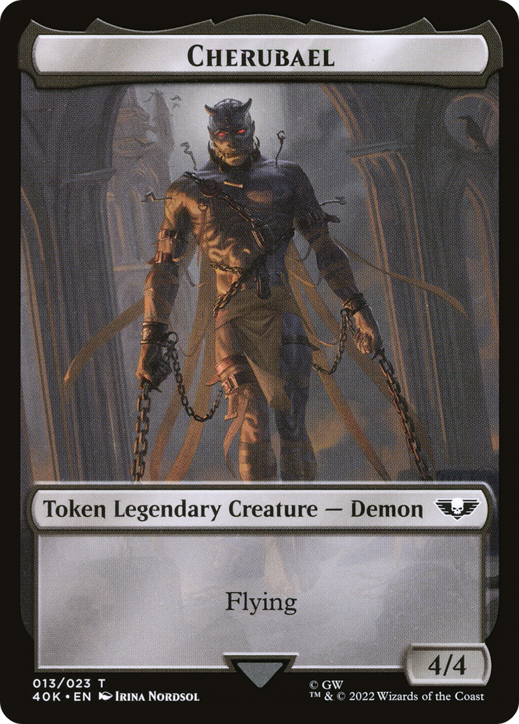 Image of Cherubael (T40K-013) - Warhammer 40,000 Tokens