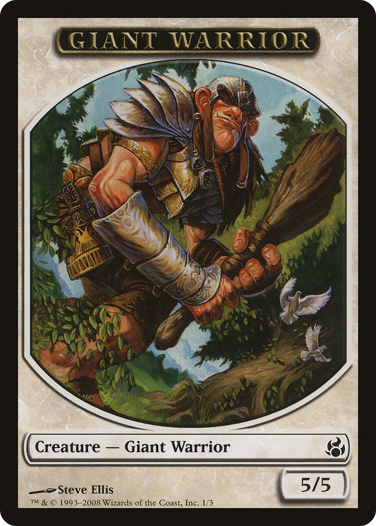 Image of Giant Warrior Token (MOR-001) - Morningtide Tokens