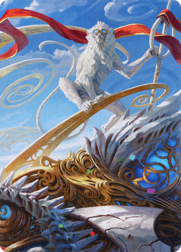 Image of Ragavan, Nimble Pilferer // Ragavan, Nimble Pilferer (AMOM-074) - March of the Machine Art Series (Borderless)