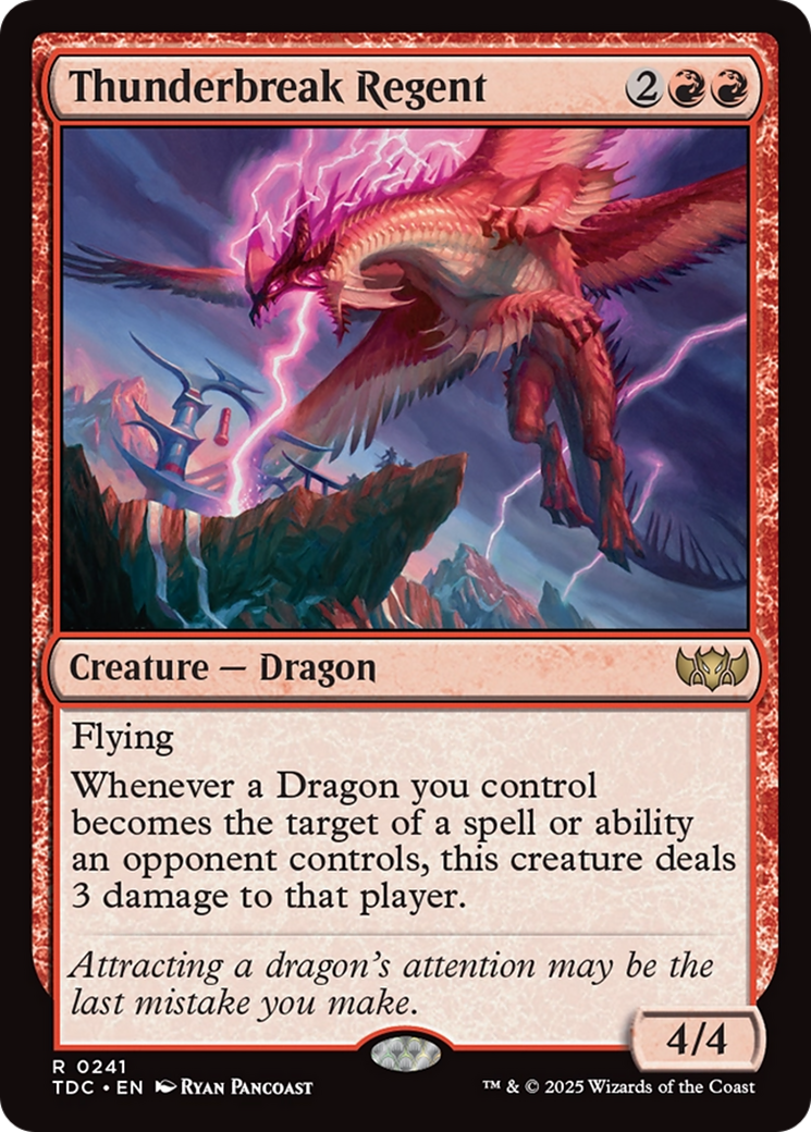Image of Thunderbreak Regent (TDC-241) - Commander: Tarkir: Dragonstorm