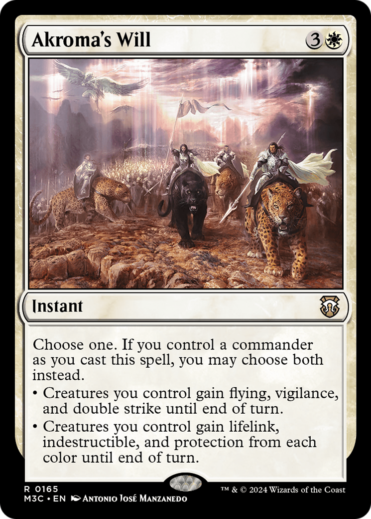 Image of Akroma's Will (M3C-165) - Modern Horizons 3 Commander