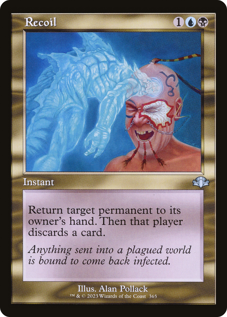 Image of Recoil (Retro Frame) (DMR-365) - Dominaria Remastered Foil