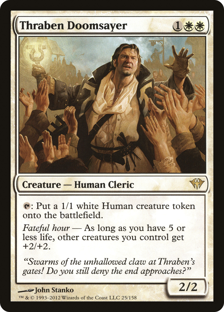 Image of Thraben Doomsayer (DKA-025) - Dark Ascension