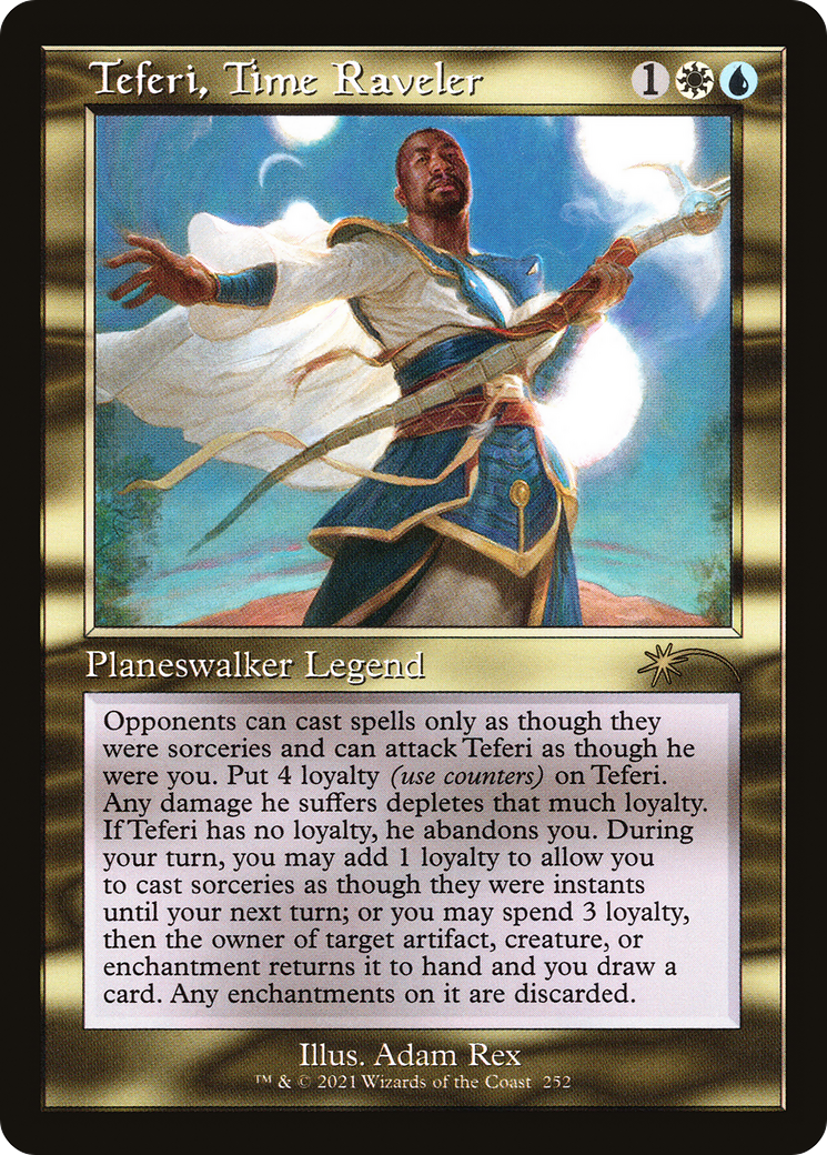 Image of Teferi, Time Raveler (SLD-252) - Secret Lair Drop