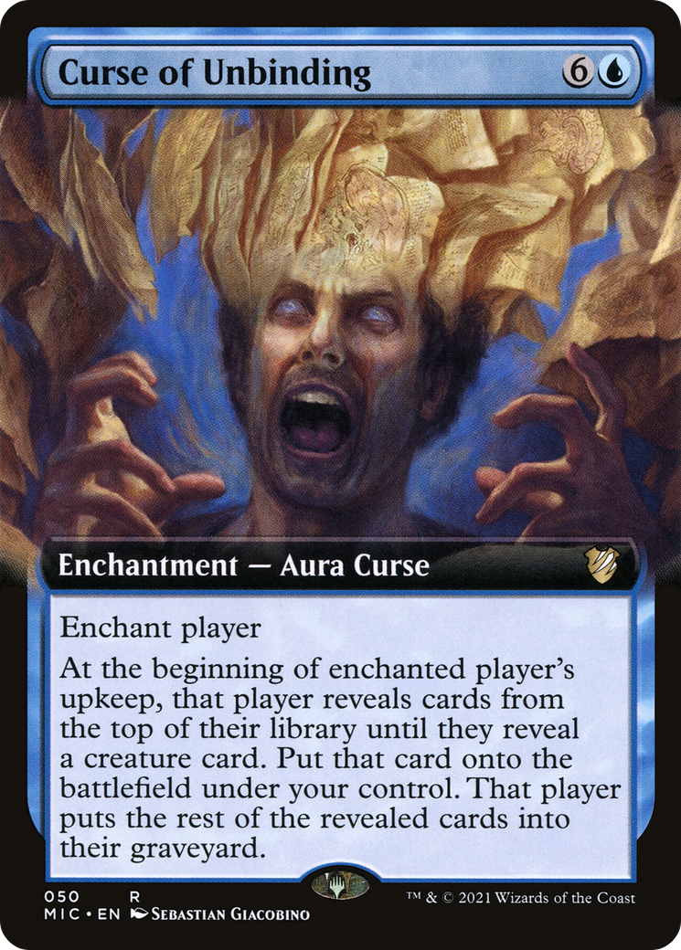Image of Curse of Unbinding (Extended Art) (MIC-050) - Midnight Hunt Commander: (Extended Art)