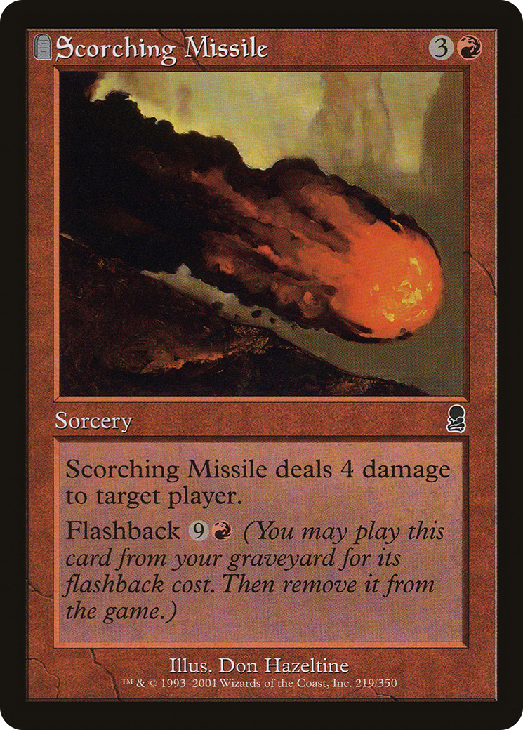 Image of Scorching Missile (ODY-219) - Odyssey: (tombstone) Foil