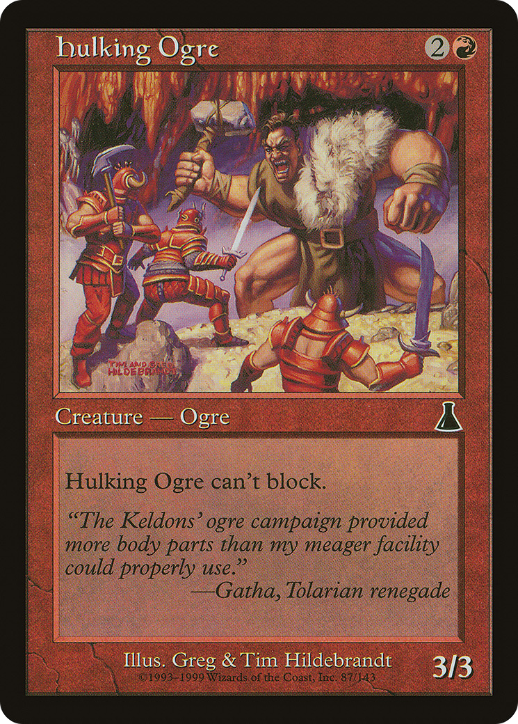 Image of Hulking Ogre (UDS-087) - Urza's Destiny