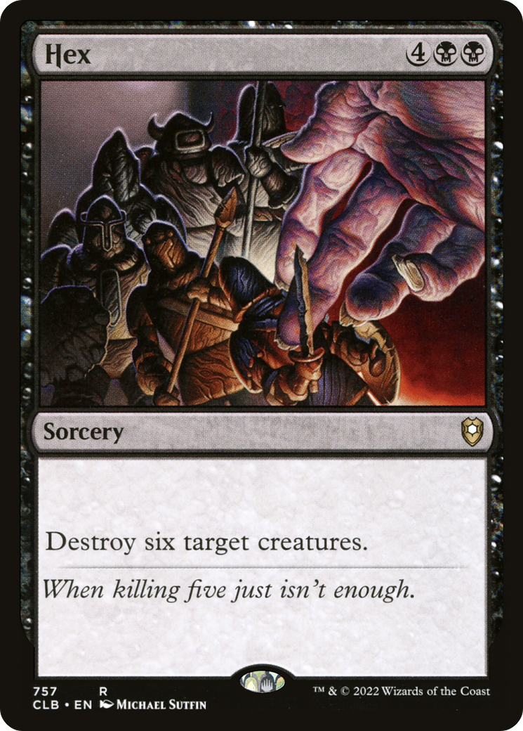 Image of Hex (CLB-757) - Commander Legends: Battle for Baldur's Gate