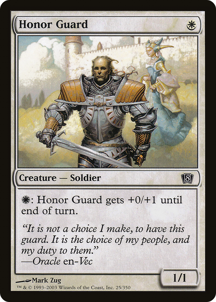 Image of Honor Guard (8ED-25★) - 8th Edition Foil