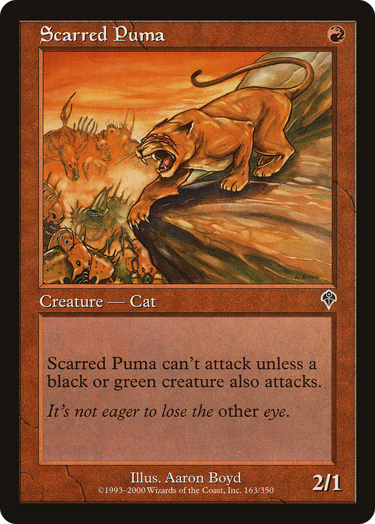 Image of Scarred Puma (INV-163) - Invasion