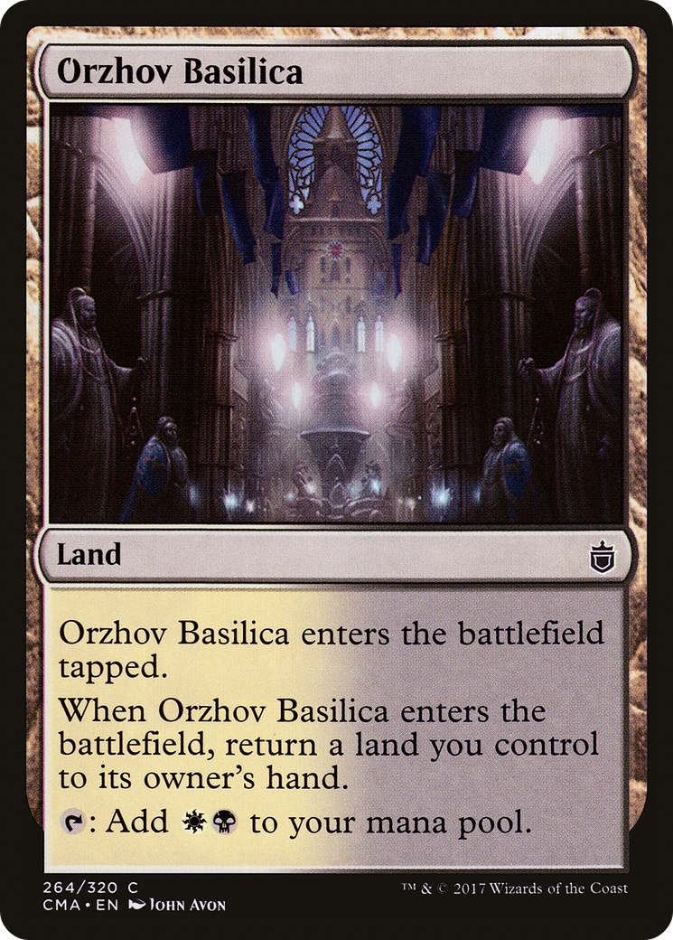 Image of Orzhov Basilica (CMA-264) - Commander Anthology