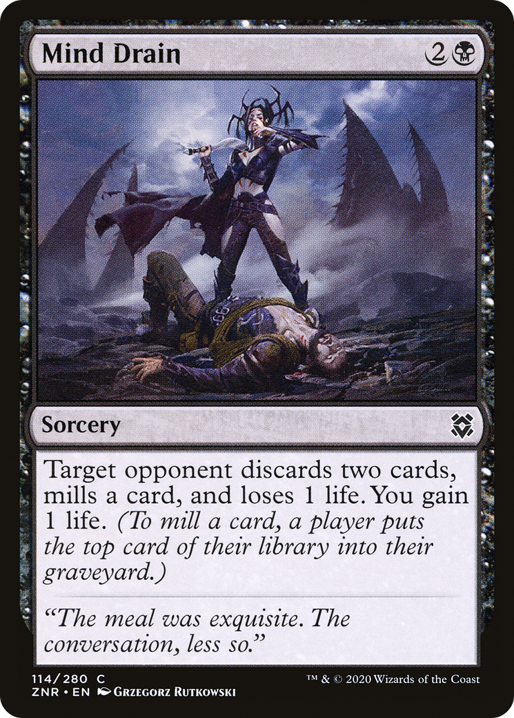 Image of Mind Drain (ZNR-114) - Zendikar Rising Foil