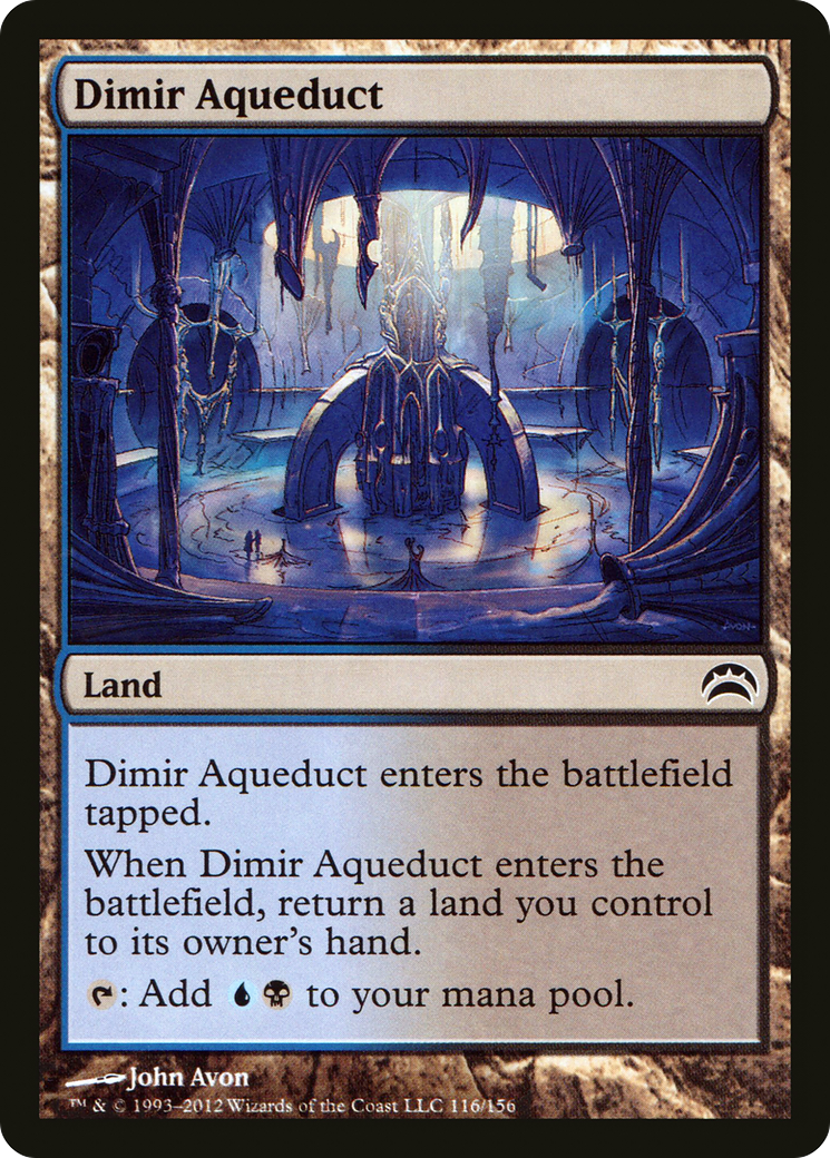 Image of Dimir Aqueduct (PC2-116) - Planechase 2012 Foil
