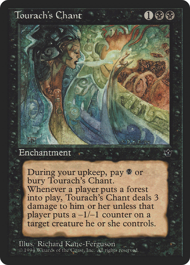 Image of Tourach's Chant (FEM-) - Fallen Empires