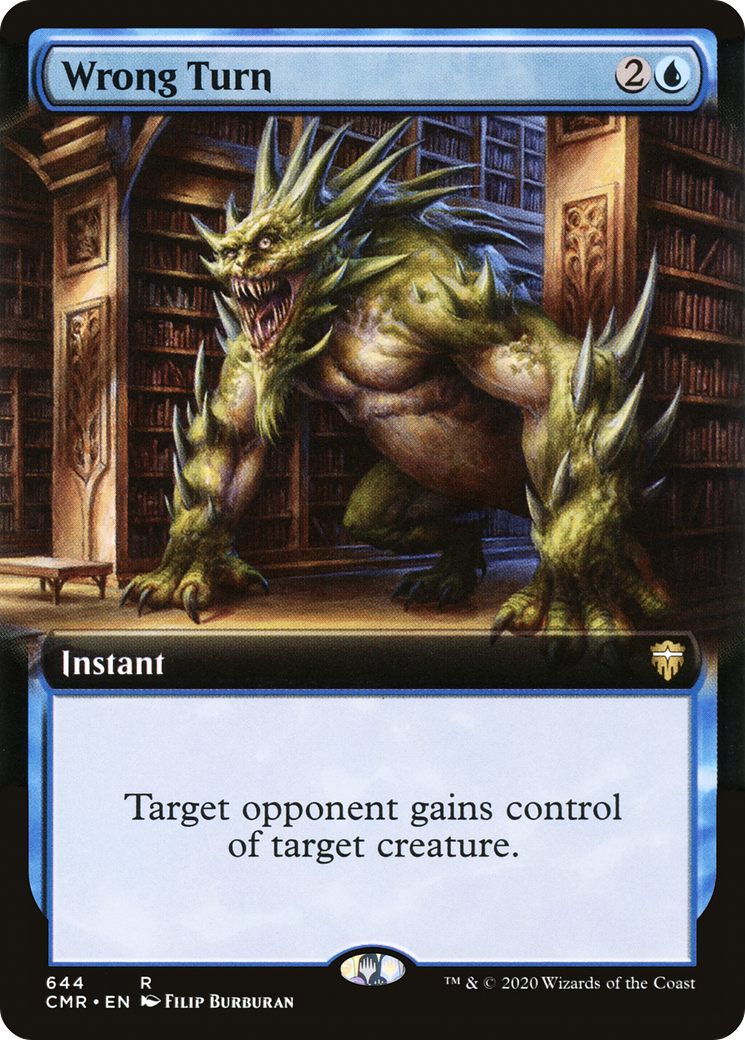 Image of Wrong Turn (Extended Art) (CMR-644) - Commander Legends: (Extended Art)