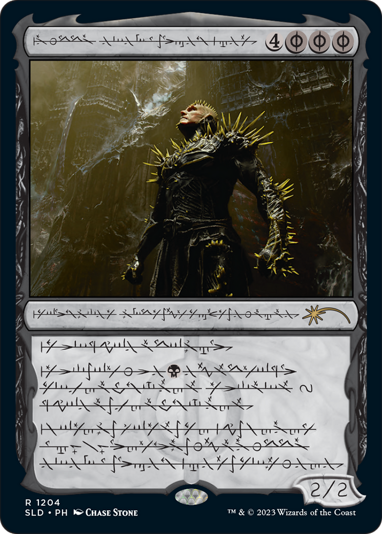 Image of K'rrik, Son of Yawgmoth (Phyrexian) (SLD-1204) - Secret Lair Drop: (Showcase)