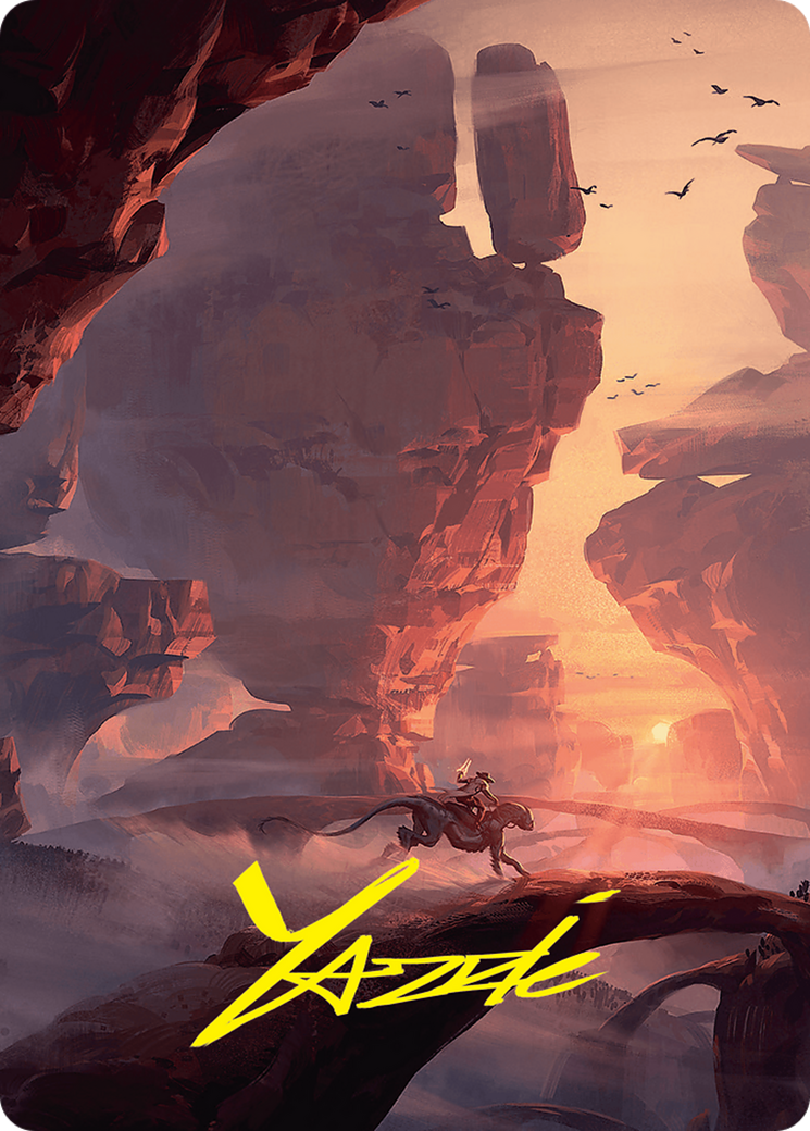 Image of Mountain // Mountain (AFDN-024) - Foundations Art Series (Borderless) Foil