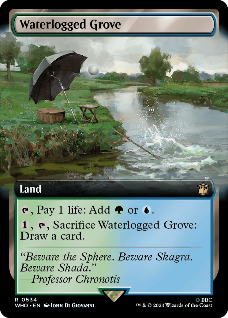 Image of Waterlogged Grove (Extended Art) (WHO-534) - Doctor Who: (Extended Art)