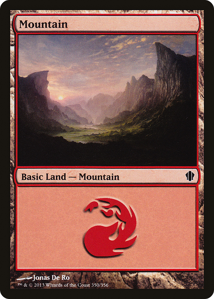 Image of Mountain (350) (C13-350) - Commander 2013