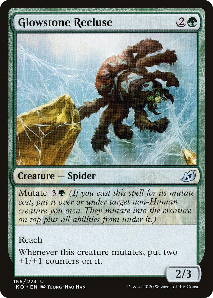 Image of Glowstone Recluse (IKO-156) - Ikoria: Lair of Behemoths Foil