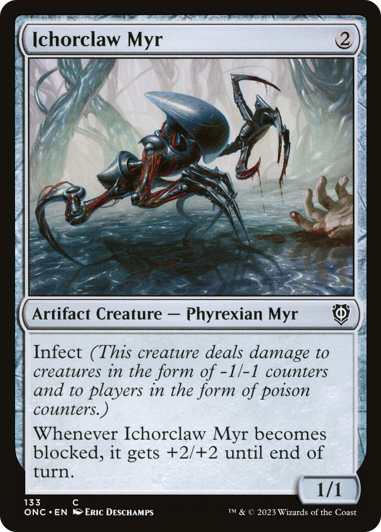 Image of Ichorclaw Myr (ONC-133) - Phyrexia: All Will Be One Commander