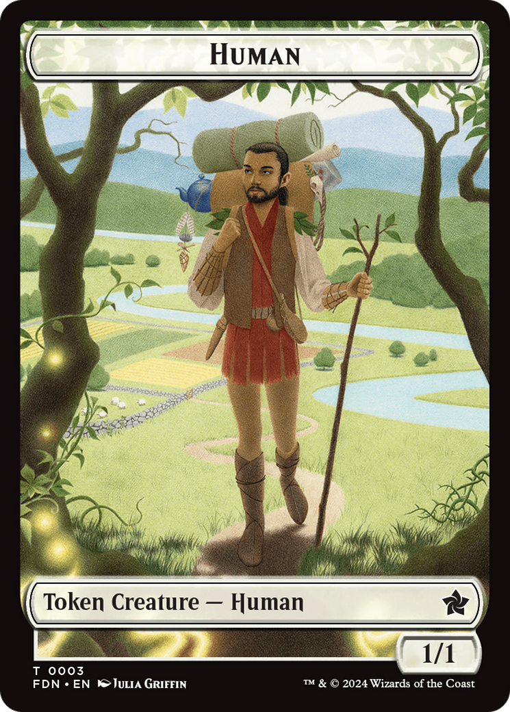 Image of Human (TFDN-003) - Foundations Tokens Foil
