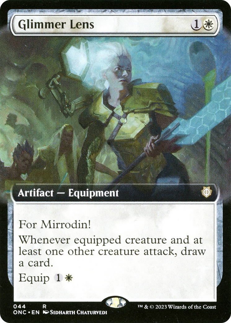 Image of Glimmer Lens (Extended Art) (ONC-044) - Phyrexia: All Will Be One Commander: (Extended Art)