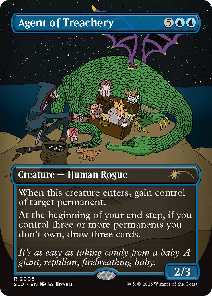Image of Agent of Treachery (SLD-2005) - Secret Lair Drop (Borderless)