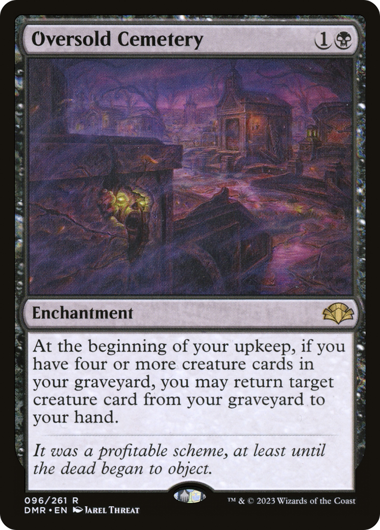 Image of Oversold Cemetery (DMR-096) - Dominaria Remastered Foil