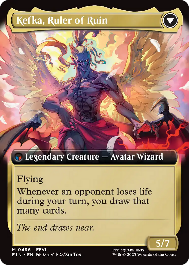 Image of Kefka, Court Mage (Extended Art) (FIN-496) - FINAL FANTASY: (Extended Art)