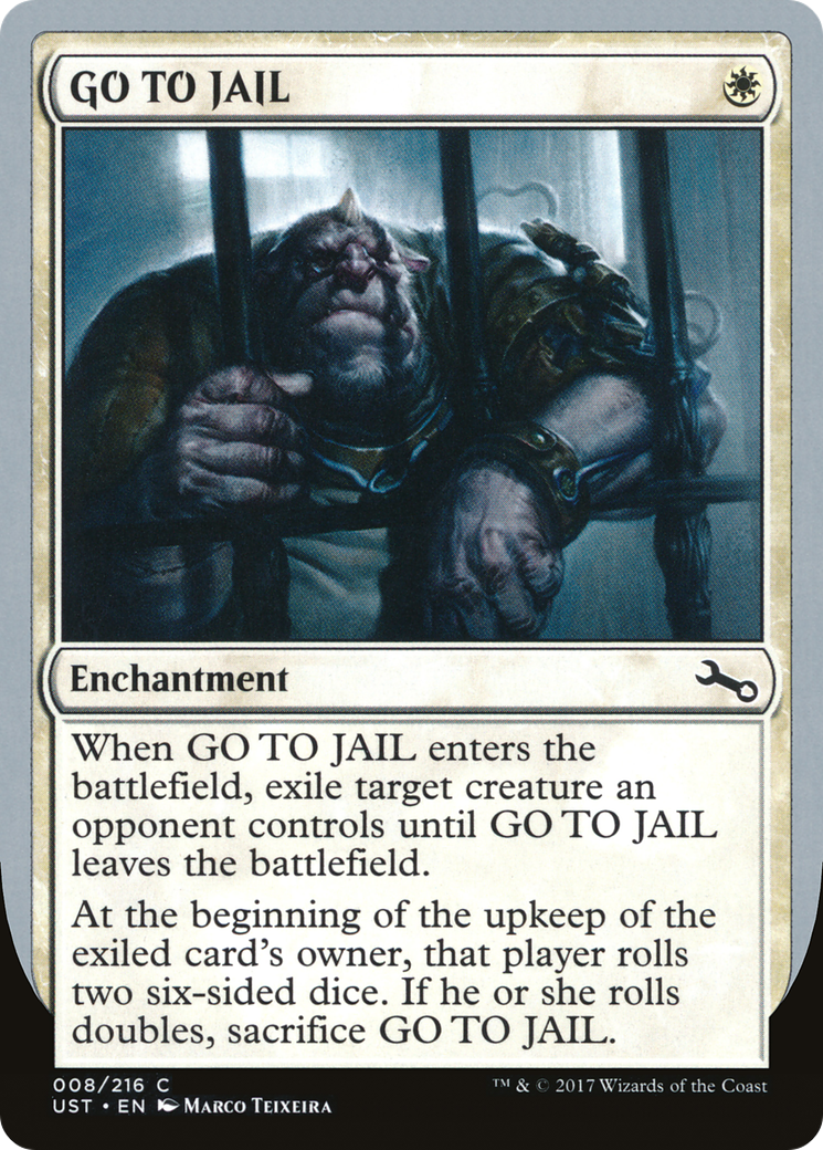 Image of GO TO JAIL (UST-008) - Unstable