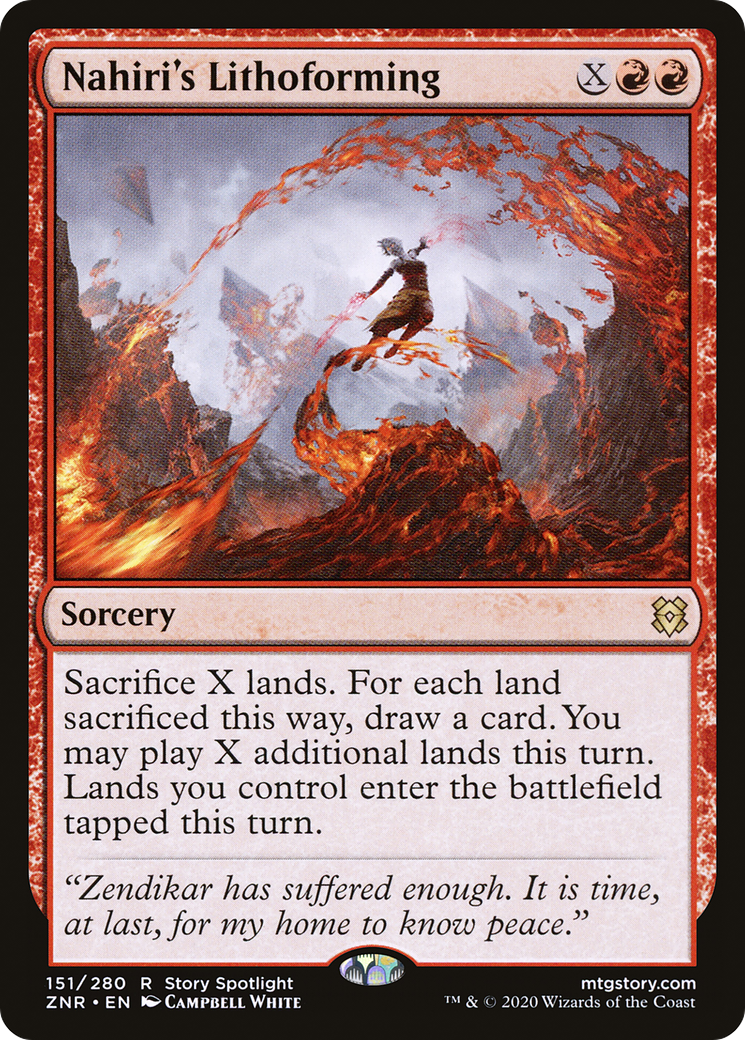 Image of Nahiri's Lithoforming (ZNR-151) - Zendikar Rising