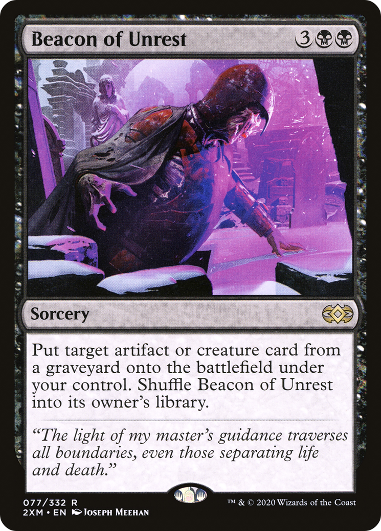 Image of Beacon of Unrest (2XM-077) - Double Masters Foil