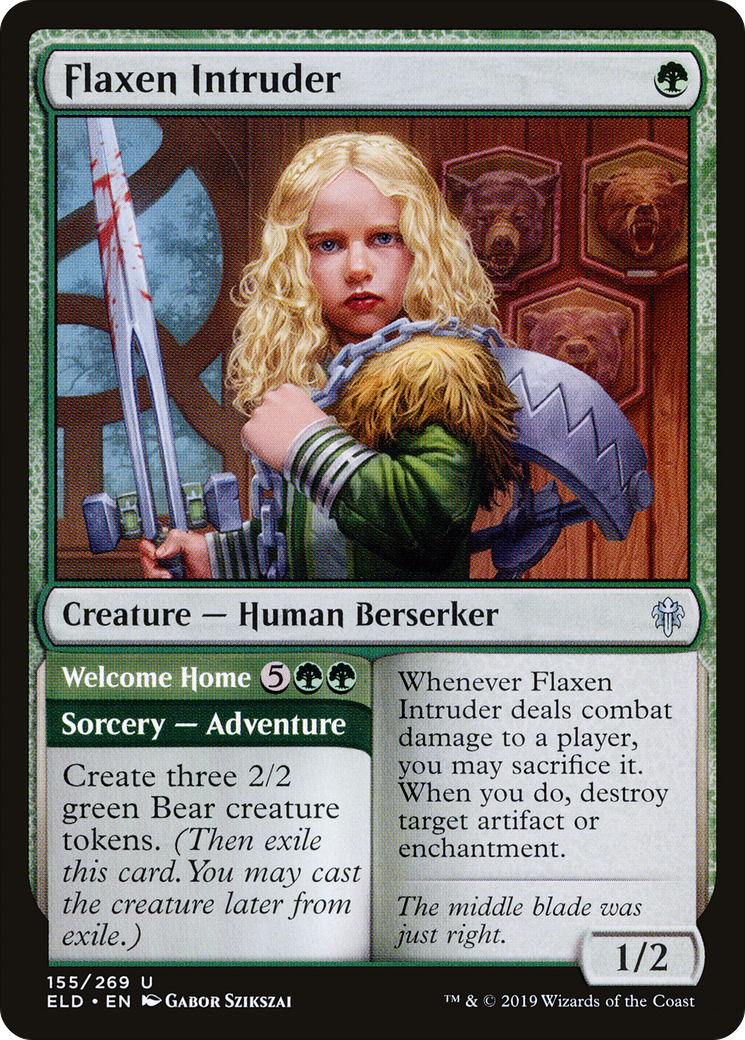 Image of Flaxen Intruder (ELD-155) - Throne of Eldraine