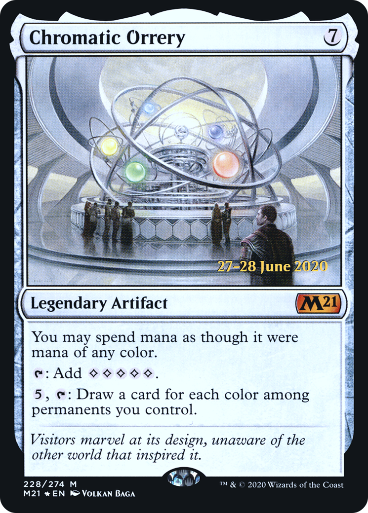 Image of Chromatic Orrery (PRE-228) - Core Set 2021 Promos Foil