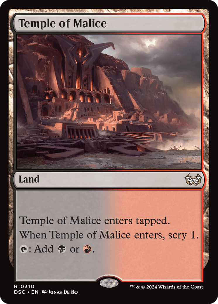 Image of Temple of Malice (DSC-310) - Duskmourn: House of Horror Commander