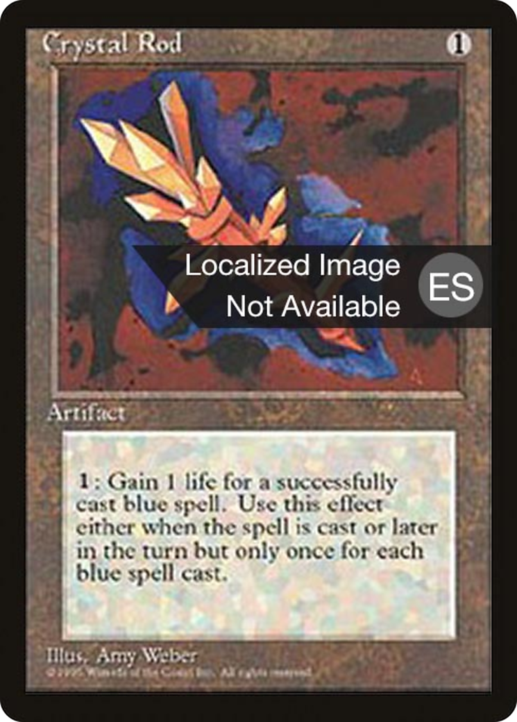 Image of Crystal Rod (4BB-) - Fourth Edition Foreign Black Border