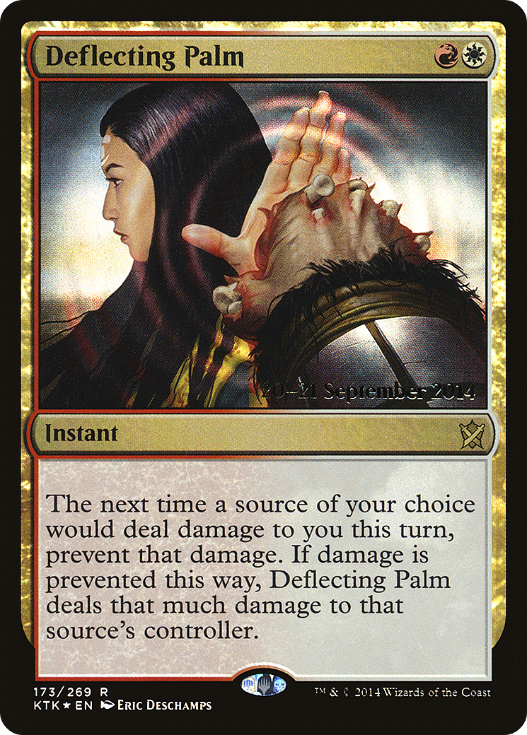Image of Deflecting Palm (PRE-173) - Khans of Tarkir Promos Foil
