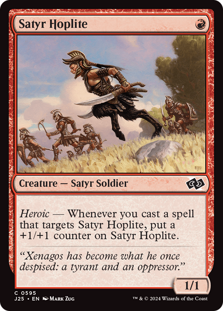 Image of Satyr Hoplite (J25-595) - Foundations Jumpstart