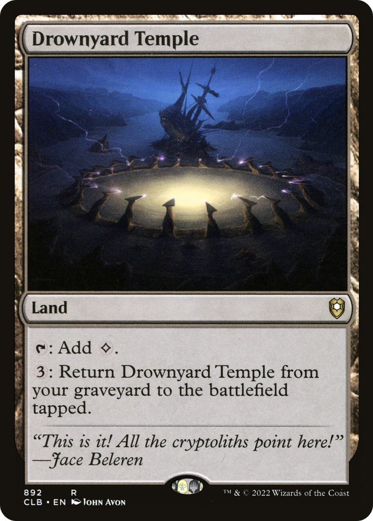 Image of Drownyard Temple (CLB-892) - Commander Legends: Battle for Baldur's Gate