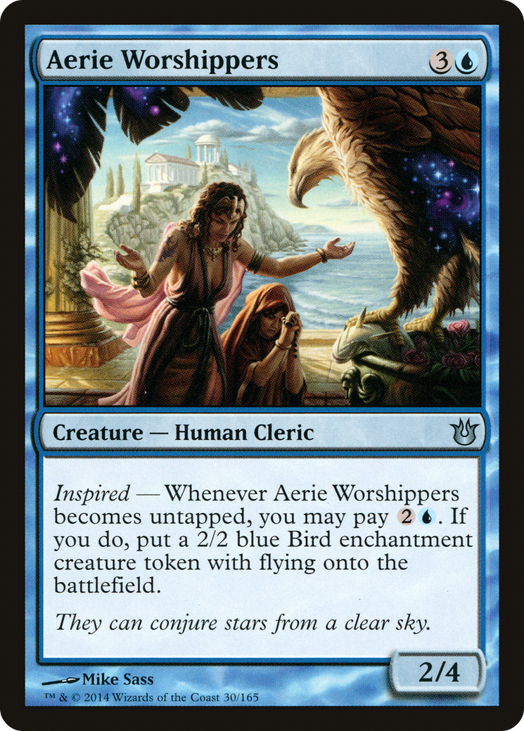 Image of Aerie Worshippers (BNG-030) - Born of the Gods Foil