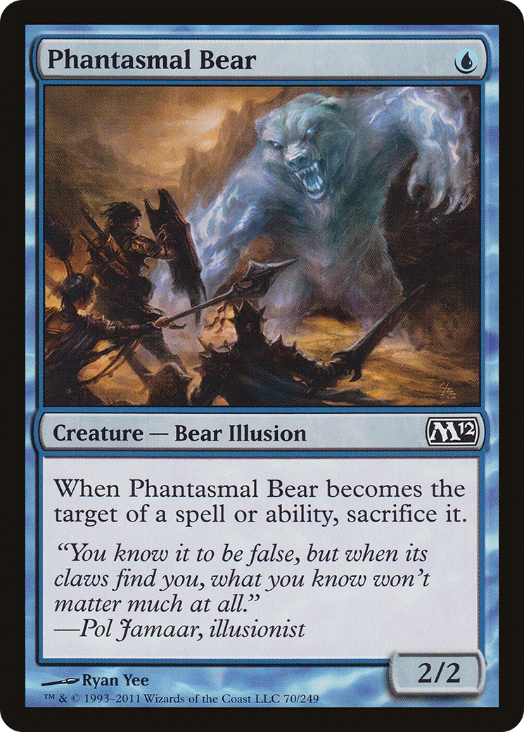 Image of Phantasmal Bear (M12-070) - Magic 2012