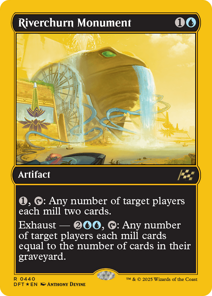 Image of Riverchurn Monument (First-Place Foil) (DFT-440) - Aetherdrift Foil